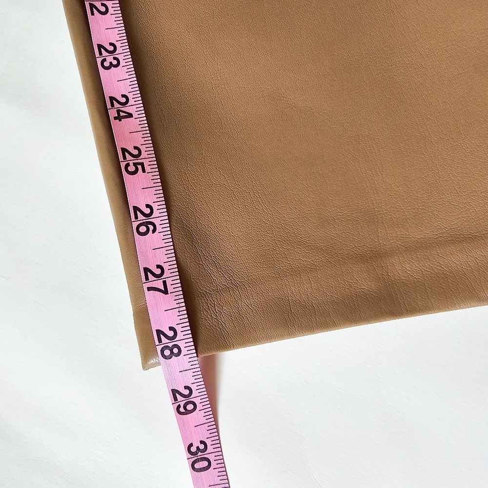 Aritzia Wilfred 10 the Melina sandy beige faux leather pants high waisted - Picture 7 of 7